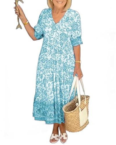 Style05 Sky Blue Floral