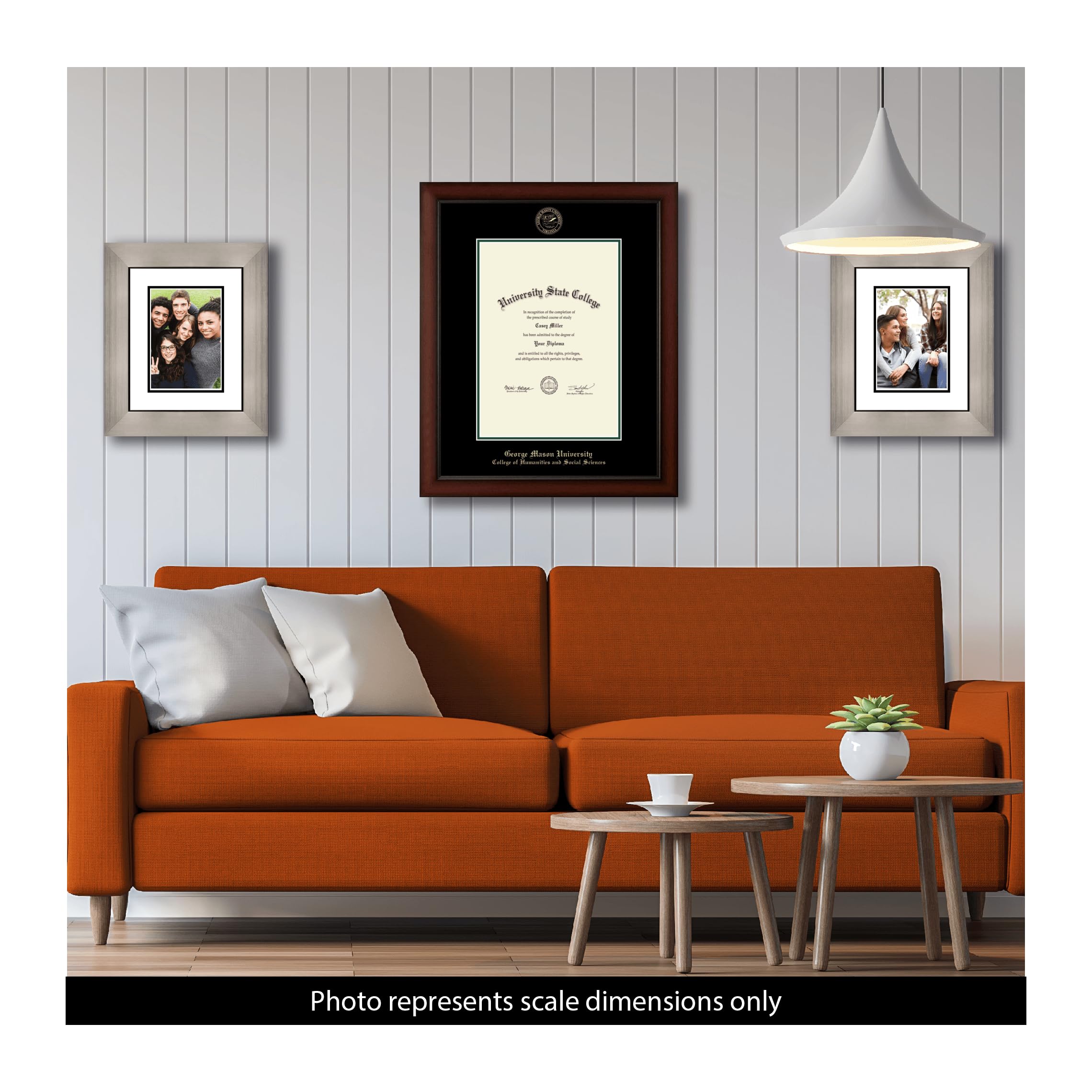 George Mason University Diploma Frame 10x14 Inches - Gold Embossed College Degree Display for Bachelor's, Master's & PhD - Perfect for Office Decor, Graduation Gifts & Wall Display