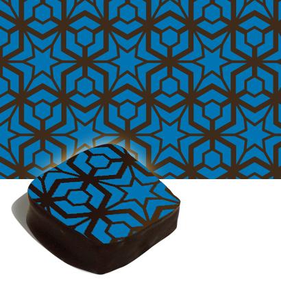 Sacred Geometry Temporary Tattoo Stickers - Blue Spiritual Design for Body Art, Festival & Yoga Decor - Waterproof & Long-Lasting
