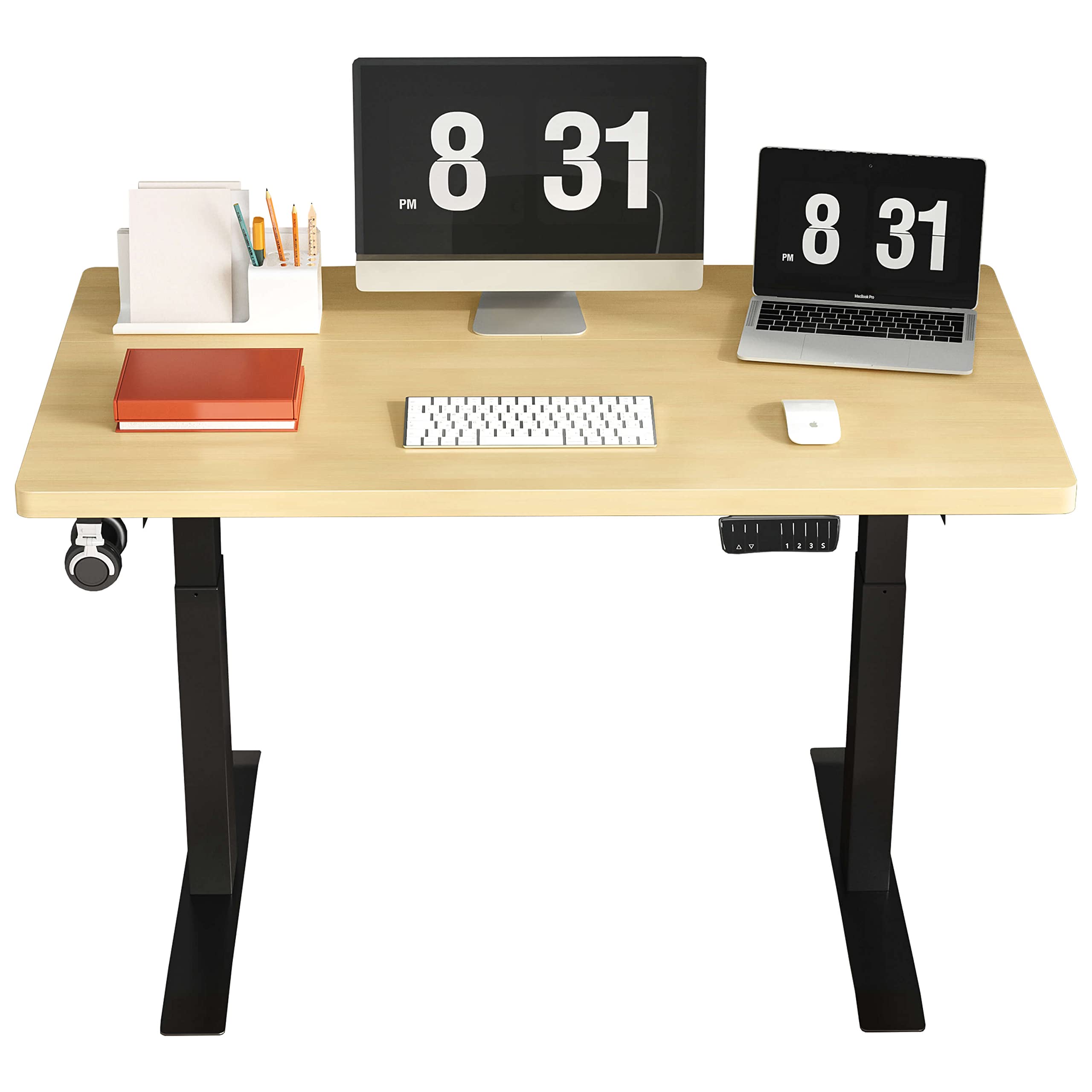 IYEE NATURE Electric Standing Desk - Dual Motor Adjustable Height (48