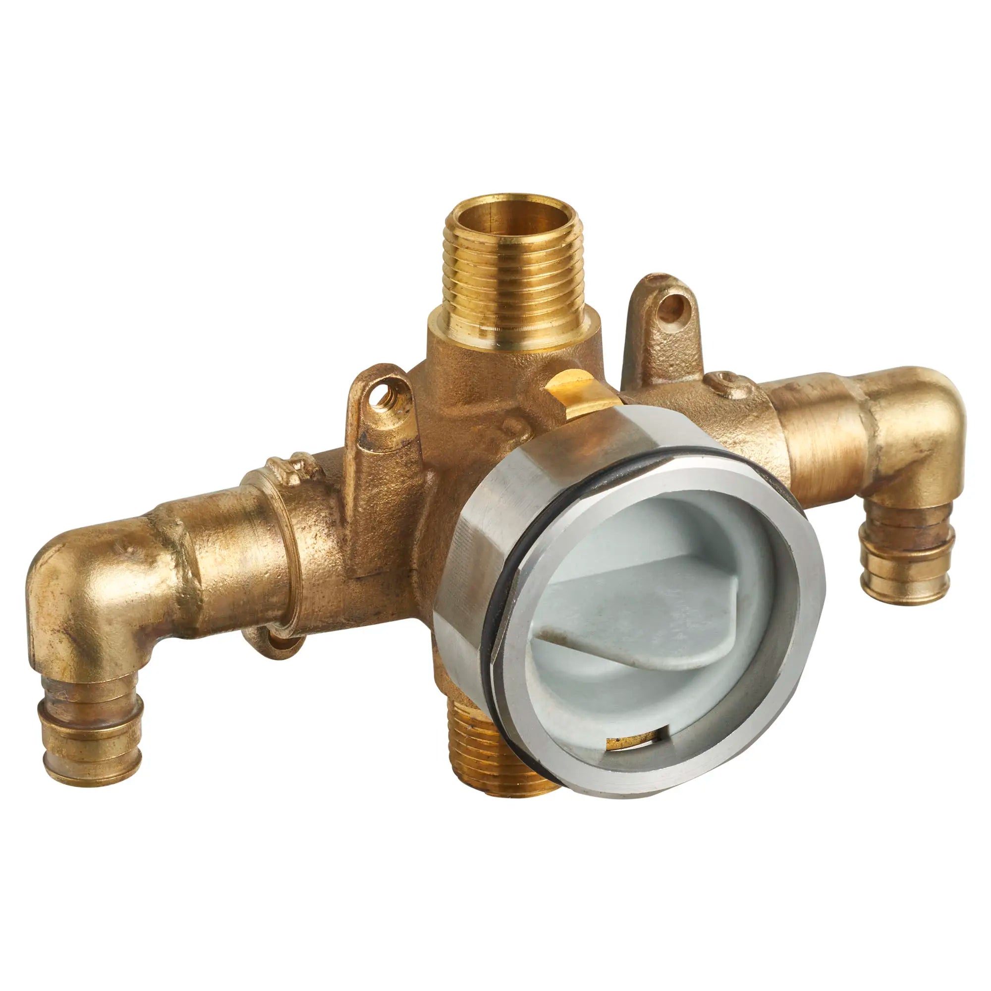 Flash® Shower Rough-In Valve with PEX Inlet Elbows - Universal Outlets for Cold Expansion System - Perfect for Bathroom Renovations and Plumbing Installations