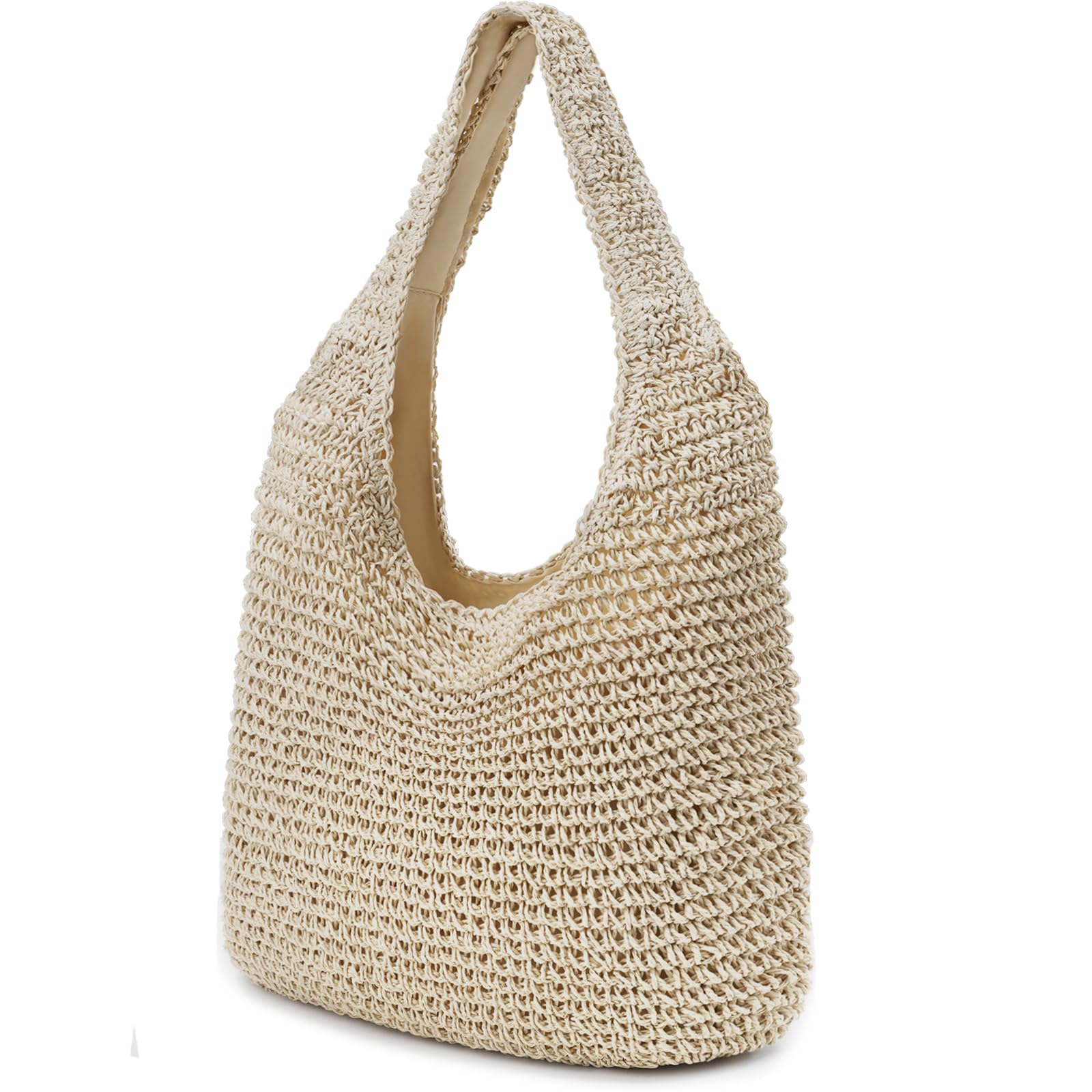 Stylish Straw Beach Tote Bag for Women - Woven Boho Shoulder Handbag for Summer Vacations | Perfect for Pool Parties, Beach Getaways & Boho Fashion Outfits