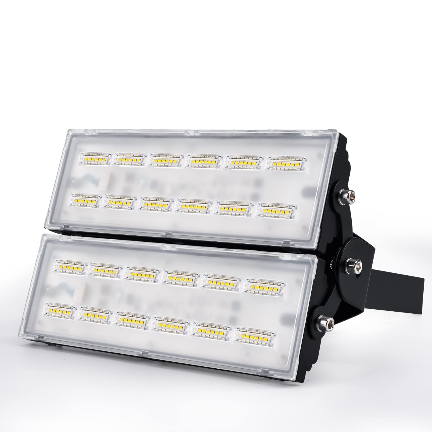 200W LED Flood Light Outdoor - 22320lm Super Bright 6000K Daylight (450W Equivalent) - IP65 Waterproof Security Lights with CREE LED Chips & Adjustable Heads - Perfect for Garden Lighting, Street Illumination, Parking Lot Safety and Outdoor Work Areas