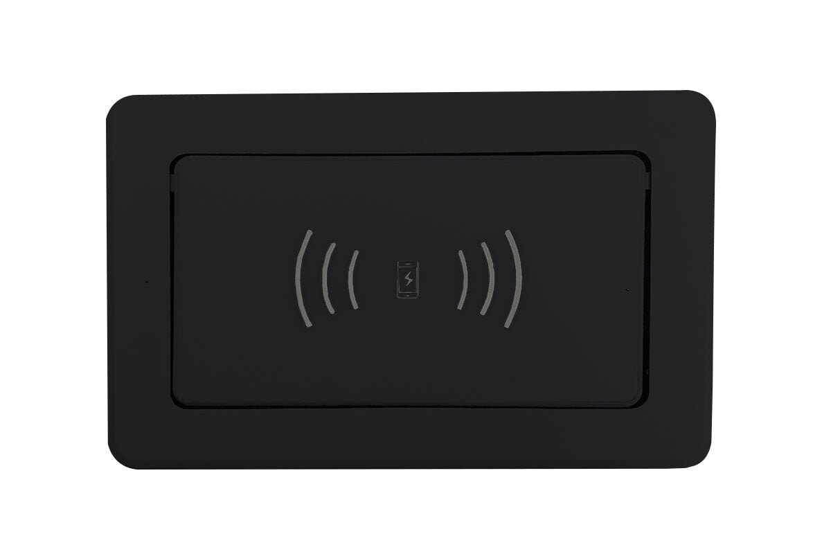 DPG Swift In-Desk Wireless Charger - Fast Qi Charging Pad for iPhone, Samsung, AirPods - Perfect for Office, Home & Workspace