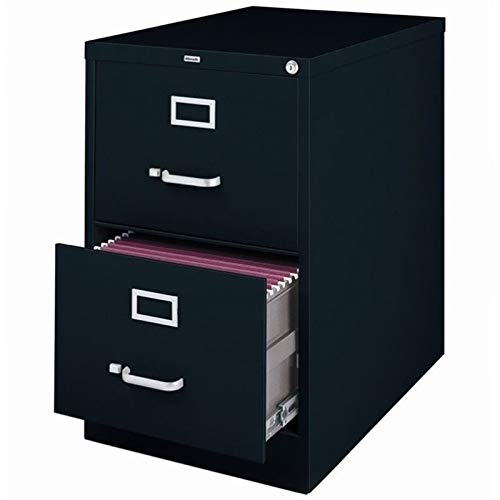 Home Square 2 Drawer & 3 Drawer File Cabinet Set - Heavy Duty Metal Storage for Office Documents, Home Office Organization - Perfect for Office, Study Room & Home Workspace