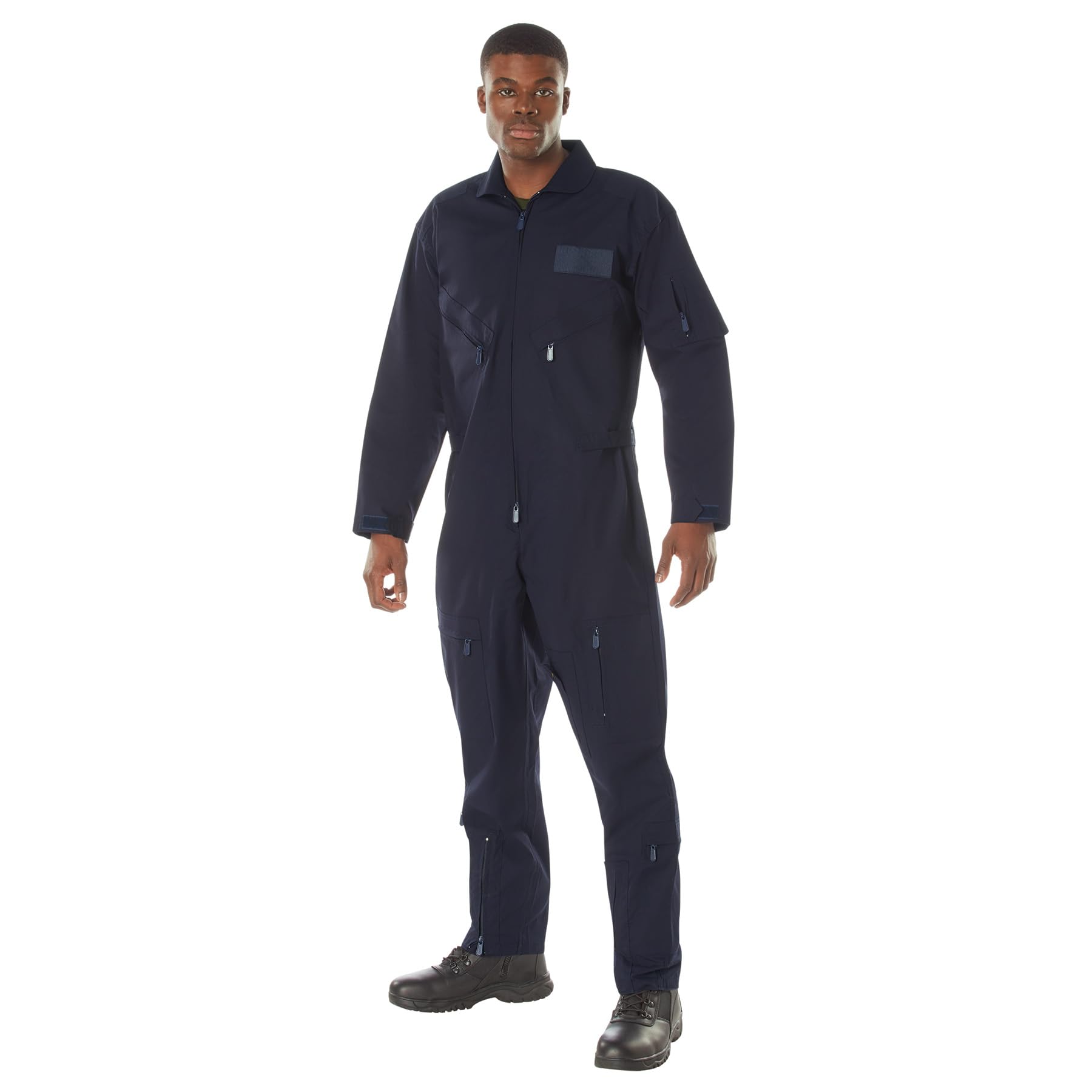 Rothco Men's Flight Suit - Military Pilot Coveralls Jumpsuit for Aviation, Cosplay & Halloween Costume - Durable Workwear for Pilots, Mechanics & Costume Enthusiasts