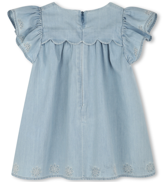 Chloe Women's Dress (Size 2A/3A) - Elegant Flowy Midi Dress for Casual Wear, Office, Parties & Special Occasions
