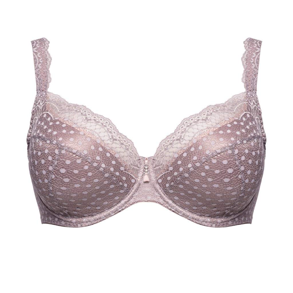 Ulla Women's Underwired Bra 6723 Taupe 44K | Comfortable Full Coverage Support Bra for Plus Size Women | Perfect for Everyday Wear, Work & Special Occasions