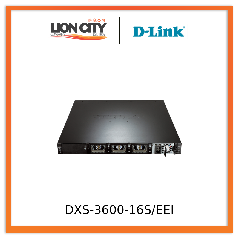 D-Link DXS-3600-16S/EEI 8-Port 10G L2/L3 Managed Switch - High-Speed Network Aggregation for Data Centers & Enterprise Networks (Pre-Order)