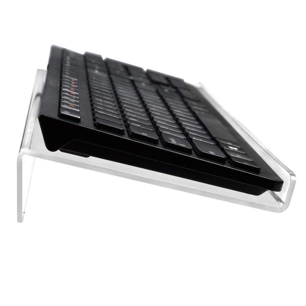 Fghuim Ergonomic Tilted Keyboard Stand & Laptop Riser for Comfortable Gaming, Typing, and Office Work