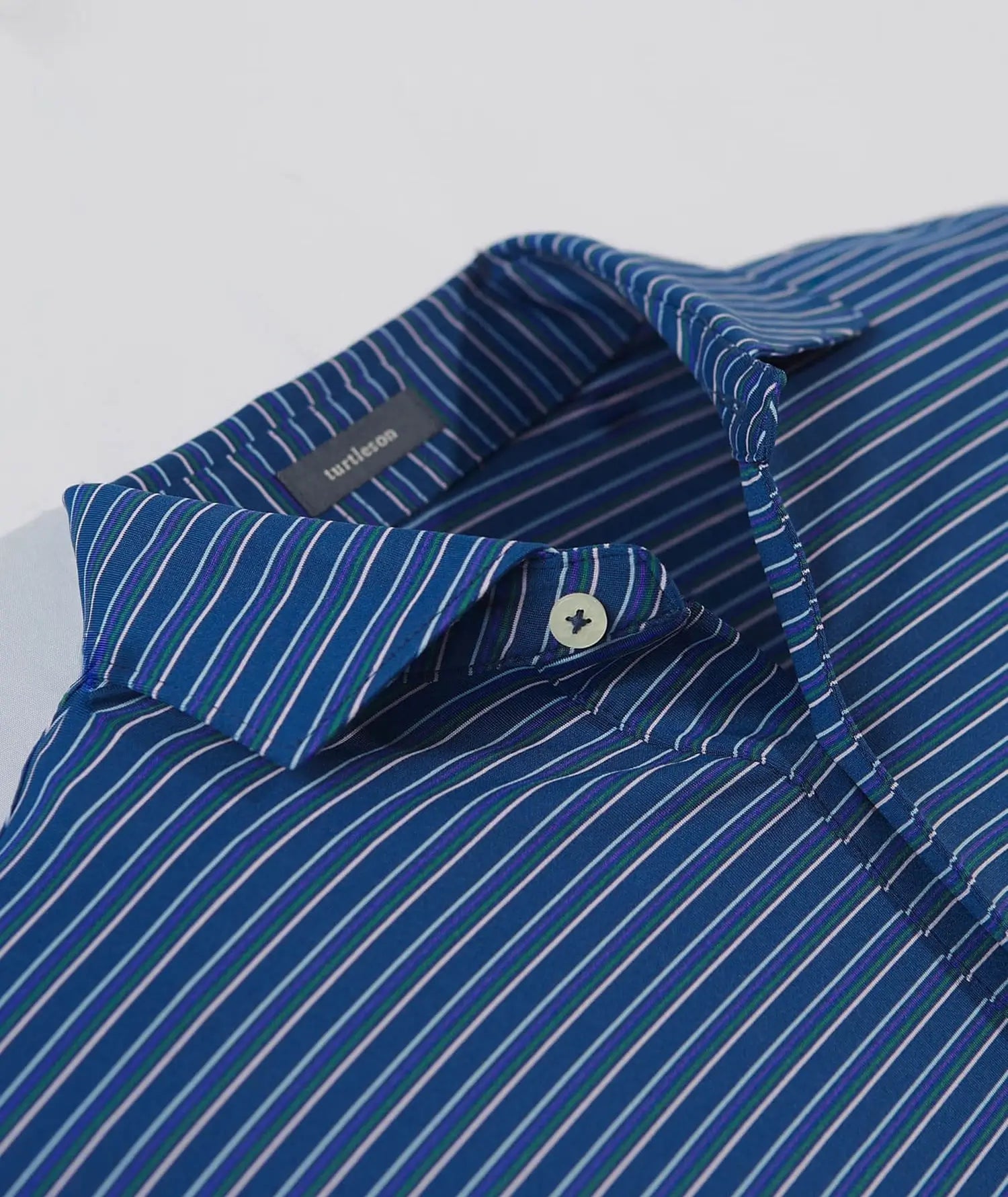 Rory Stripe Performance Polo Shirt for Men - Moisture-Wicking, Breathable & Quick-Dry Golf & Tennis Shirt - Perfect for Sports, Work & Casual Wear