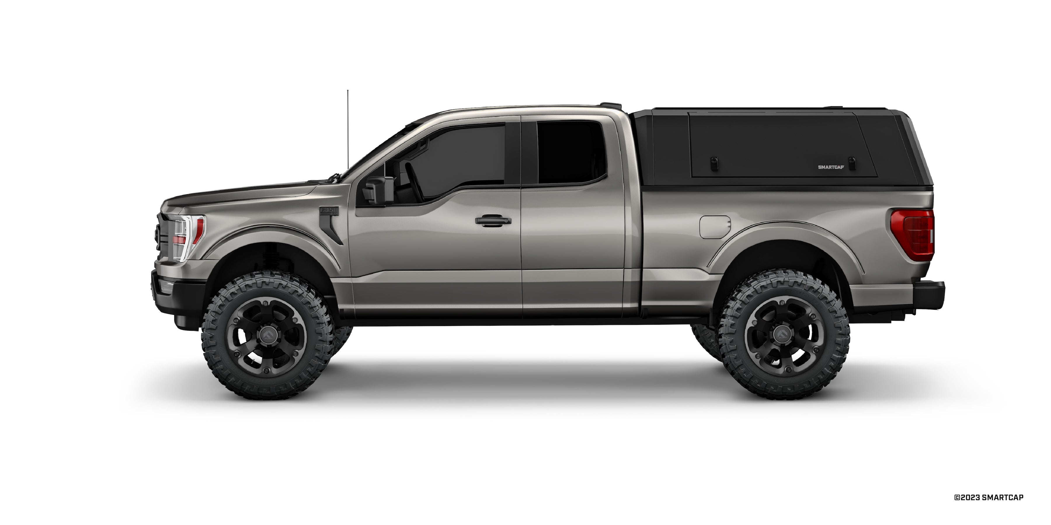 SmartCap EVOa Adventure Truck Bed Cap for 2021+ Ford F-150 6.5' Standard Bed | Durable Tonneau Cover for Camping & Off-Road Adventures