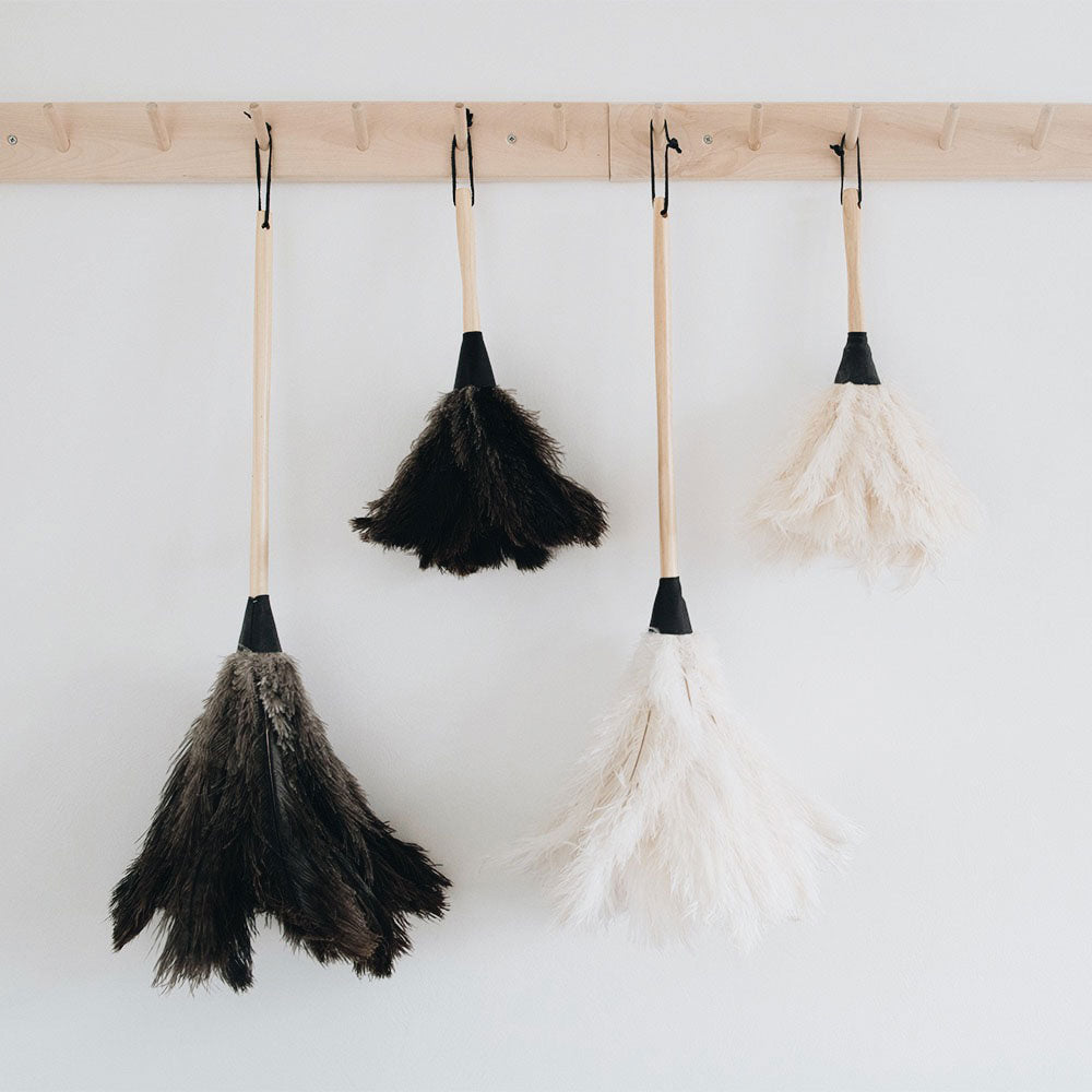 Premium Feather Duster for Dusting - Soft & Durable Cleaning Tool for Home, Office, Car - Perfect for Ceiling Fans, Shelves, Furniture & Hard-to-Reach Areas