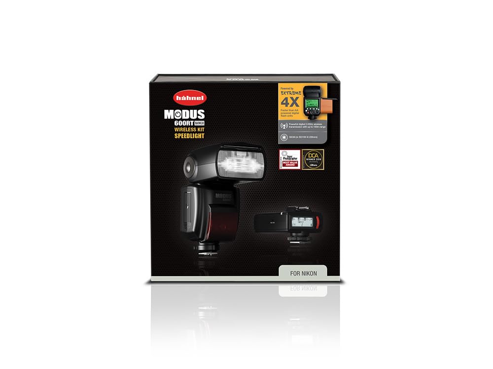 Hähnel MODUS 600RT MK II Wireless Flash Kit for Sony Cameras - TTL, Manual & Multi Modes - 2.4GHz Transmitter & Receiver - Quick-lock Hot Shoe - Perfect for Studio Photography, Wedding Shoots & Outdoor Portraits