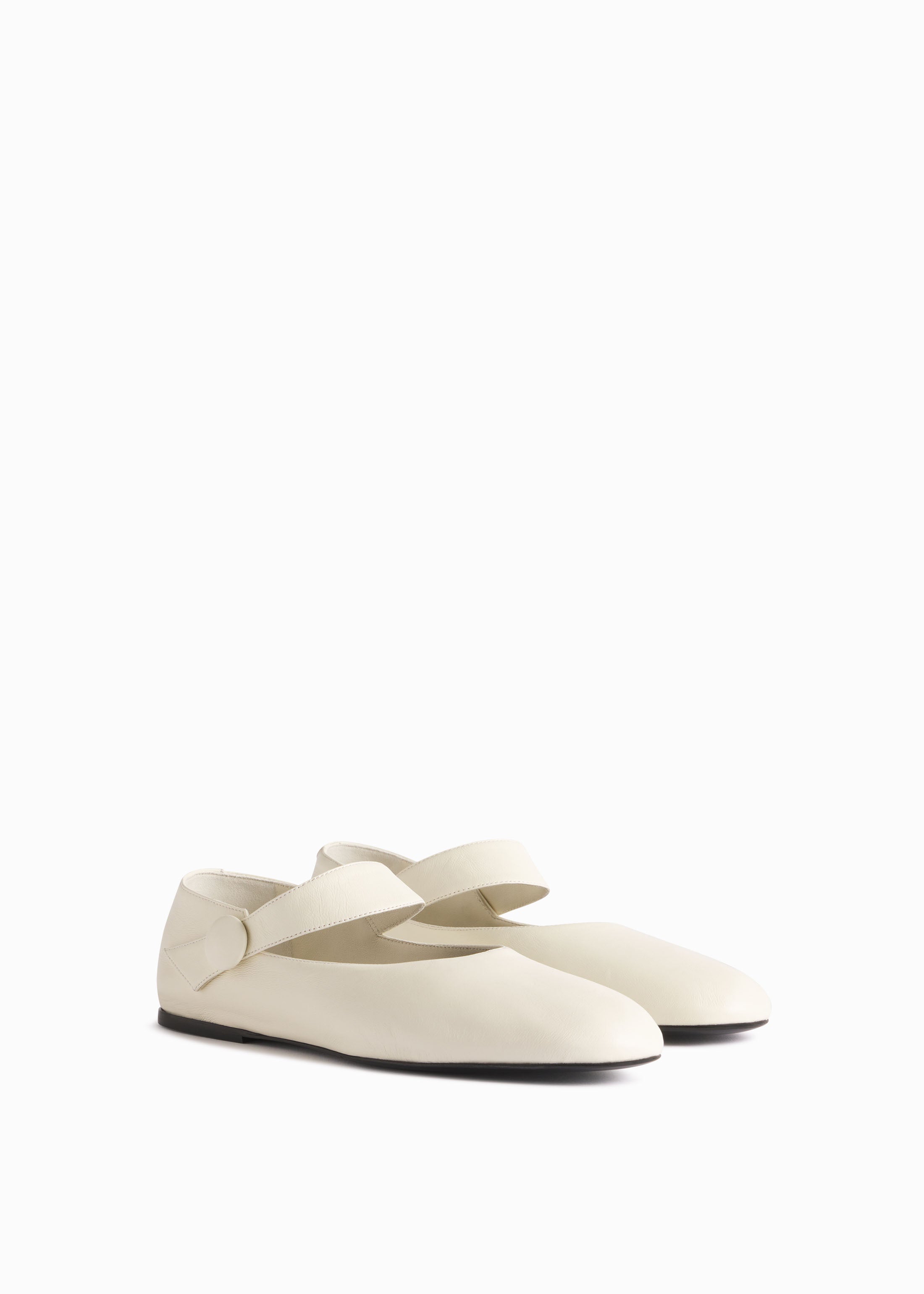 Ivory Mary Jane Ballerina Flats for Women - Comfortable & Stylish Ballet Shoes for Casual Wear, Work & Special Occasions