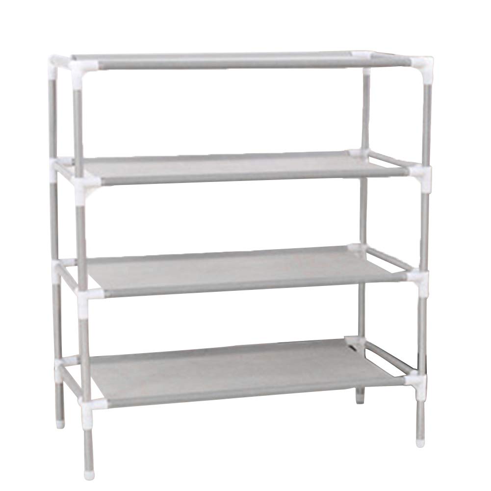 Portable Shoe Rack Organizer - 5-Tier Removable Storage Shelf for Closet, Entryway & Hallway | Lightweight & Easy to Install | Space-Saving Shoe Cabinet for Home, Dorm & Office Organization