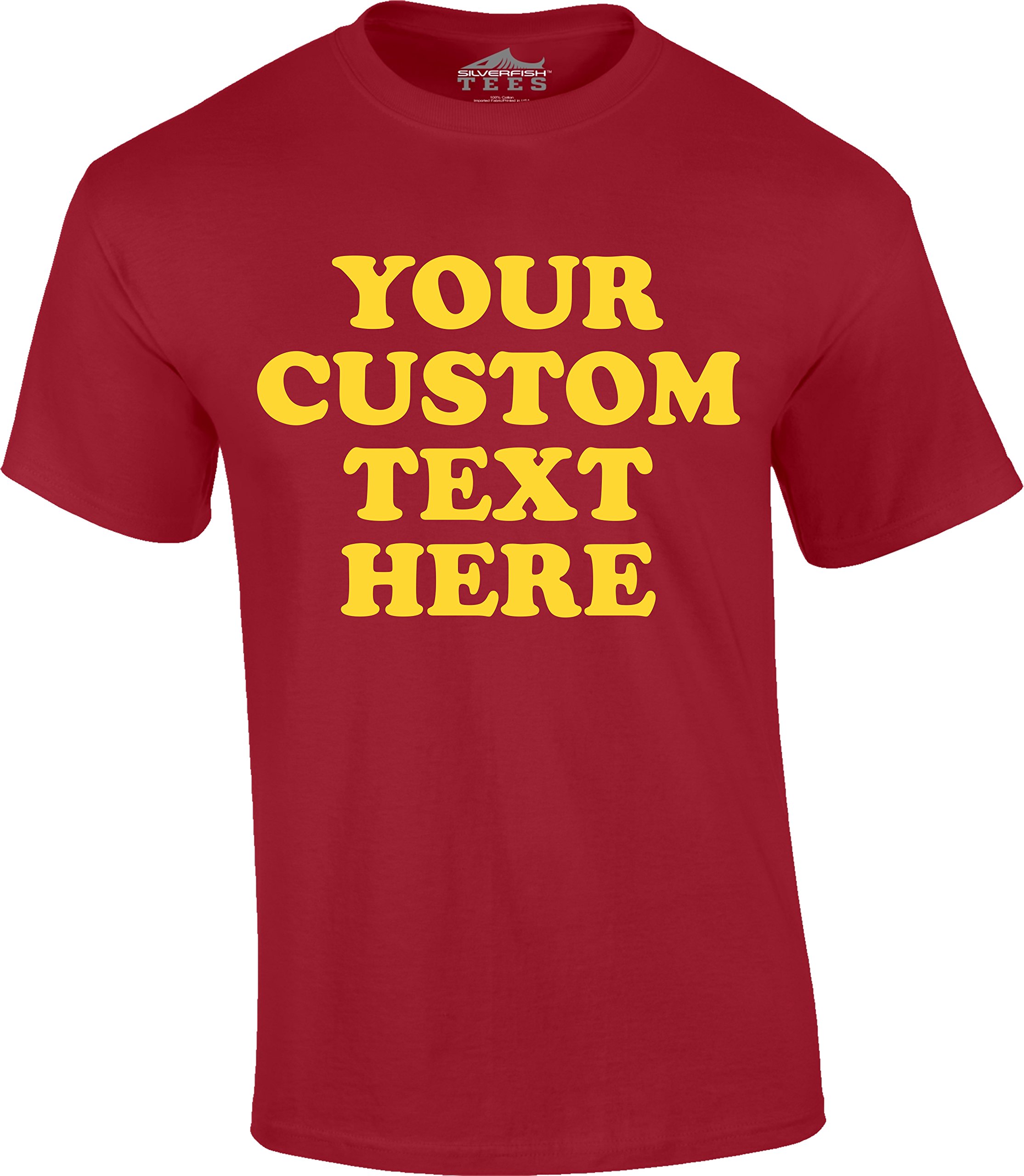 Custom Text T-Shirt for Kids & Teens | Personalized Short-Sleeve Cotton Tee | Youth Sizes S-XXL | Unisex Graphic T-Shirt for Birthdays, School Events & Family Matching Outfits