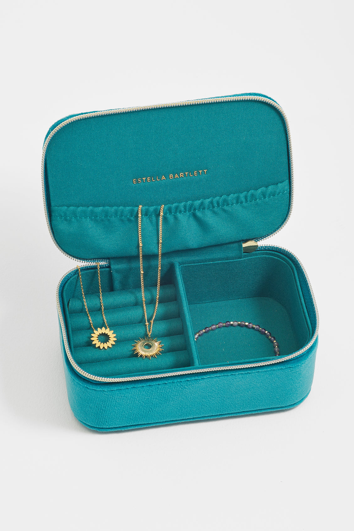 Handmade Embroidered Bee Jewelry Box - Small Gift Box for Rings, Earrings & Necklaces - Perfect for Wedding Favors, Bridesmaid Gifts & Birthday Presents