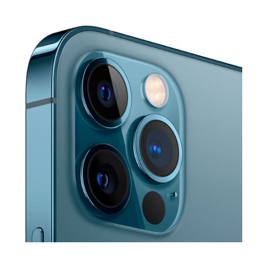 Unlocked iPhone 12 Pro Max 512GB - Pacific Blue (No Face ID) | Eco-Friendly Smartphone Deal | Perfect for Business, Travel & Daily Use