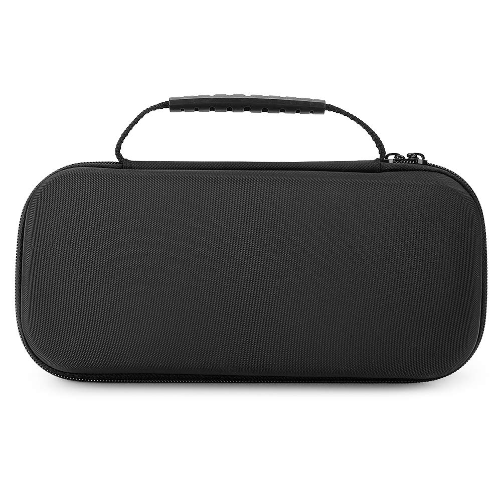 Shanrya Anti-Scratch Game Console Storage Bag for Nintendo Switch - Durable Black Zipper Design, Perfect for Travel, Home, and On-the-Go Gaming