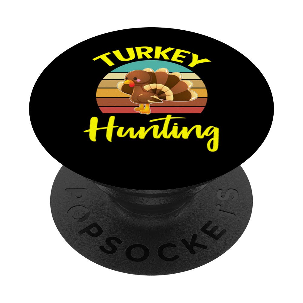 Vintage Turkey Hunting Legend Hunter PopSockets - Phone Grip & Stand with Swappable Top for iPhone, Samsung, Tablets - Perfect for Outdoor Adventures, Hunting Trips & Daily Use