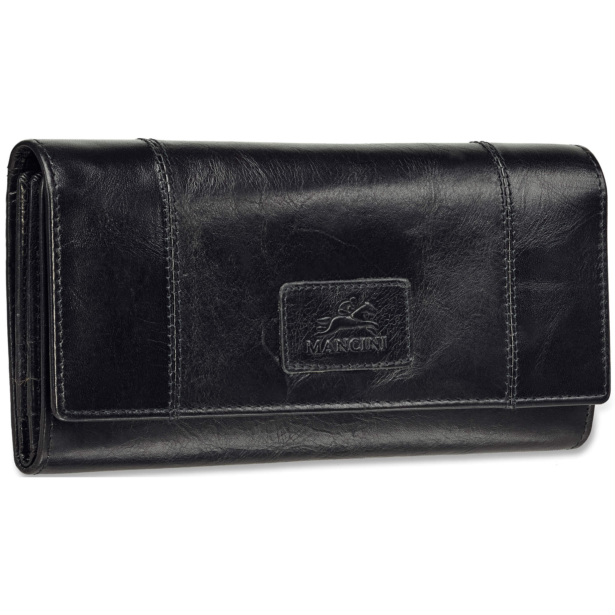 Mancini CASABLANCA RFID Blocking Women's Trifold Wallet - Secure & Stylish for Everyday Use, Travel, and Business
