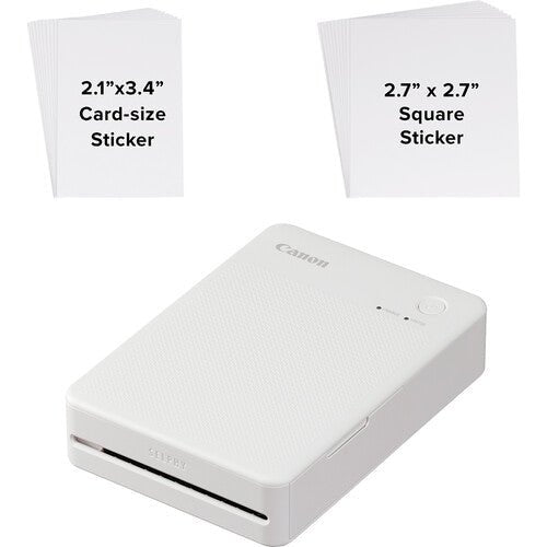 Canon SELPHY QX20 Compact Wireless Photo Printer (White) - Print High-Quality 4x6 Photos Instantly from Smartphone, Perfect for Travel, Parties & Home Decor