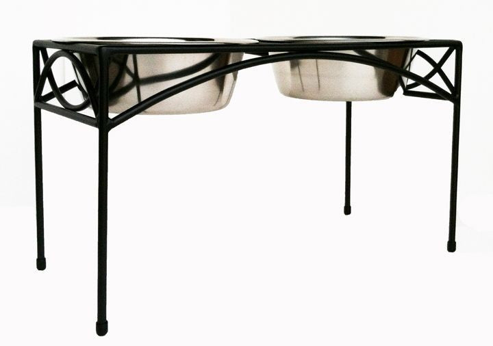 Regal Elevated Dog Feeder - Adjustable Height Raised Dog Bowl Stand for Large & Small Dogs - Perfect for Dining, Feeding & Joint Health - Great for Home, Kitchen or Outdoor Use