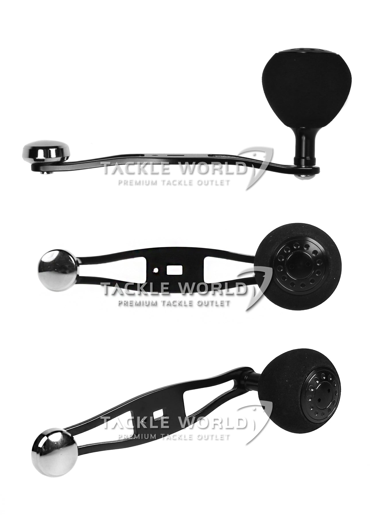 Jigging World Power Handle for Shimano Small Baitcasting Reels - Upgrade Your Fishing Gear for Bass & Freshwater Angling