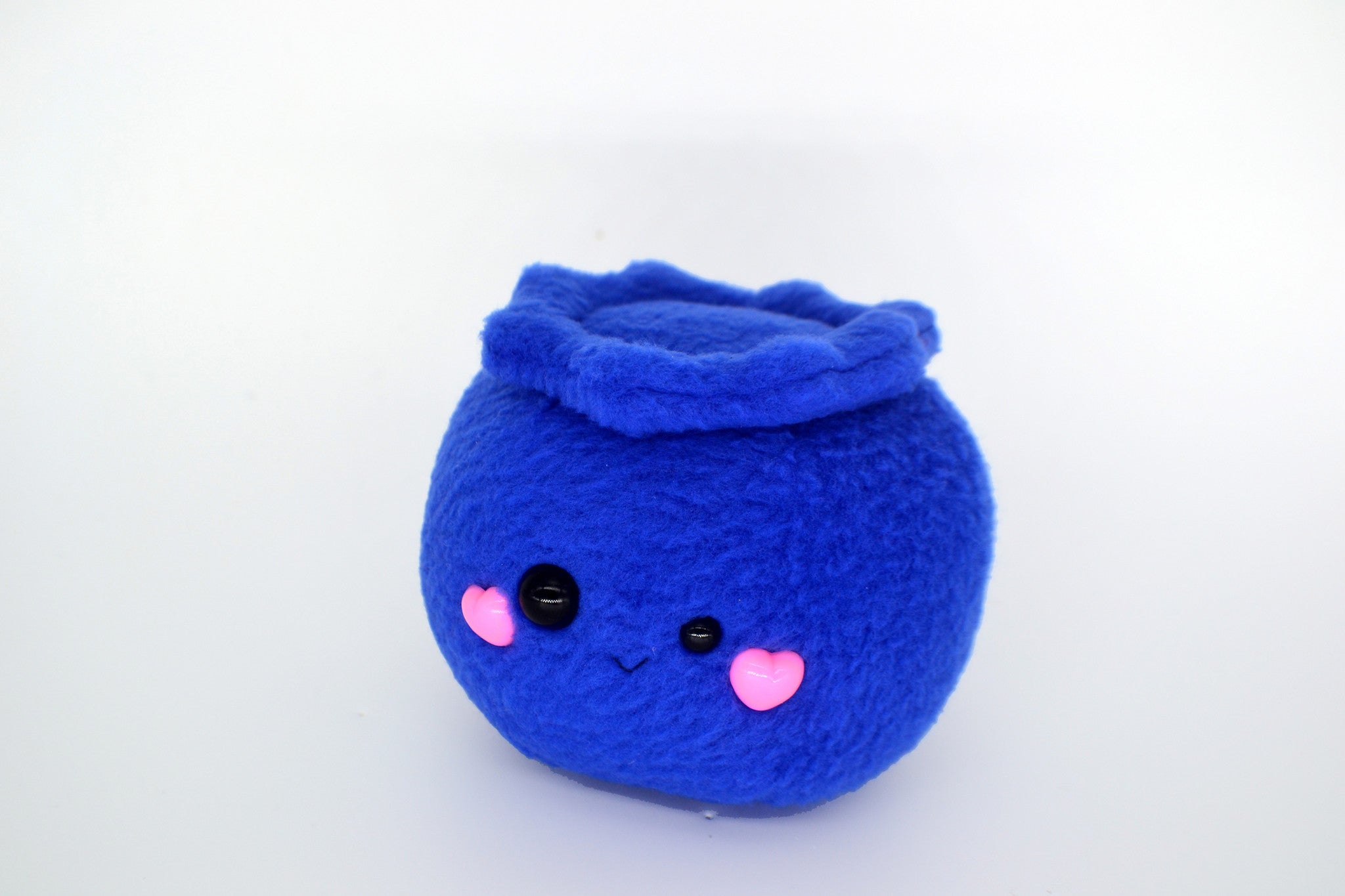 Adorable Blueberry Plush Toy - Kawaii Handmade Vegan Fruit Plushie for Desk Decor, Gifts & Stress Relief | Perfect for Office, Nursery & Cozy Home Decor