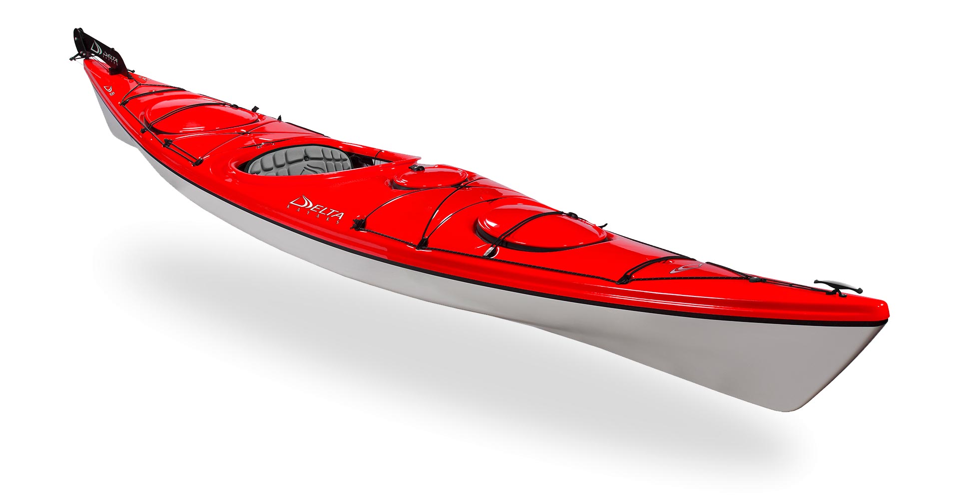 Delta 15S Kayak with Rudder System - Lightweight Touring Kayak for Lakes & Rivers - Perfect for Fishing, Camping and Water Exploration