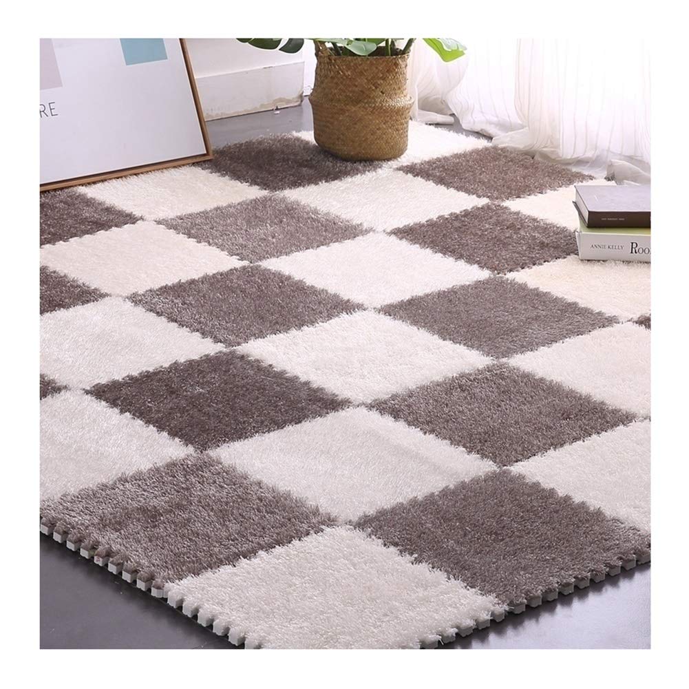 Non-Toxic Baby Crawling Mat - 30x30cm Foam Puzzle Tiles for Playroom & Nursery Flooring