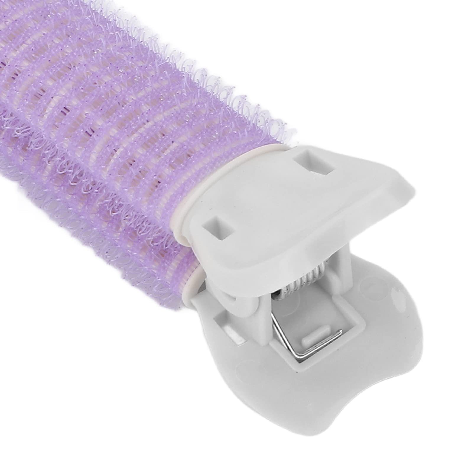 Professional Hair Rollers with Clips - Volumizing Hair Root Curlers for Home & Salon Use | Compact Hair Volume Booster for Styling & Root Lift (Purple)