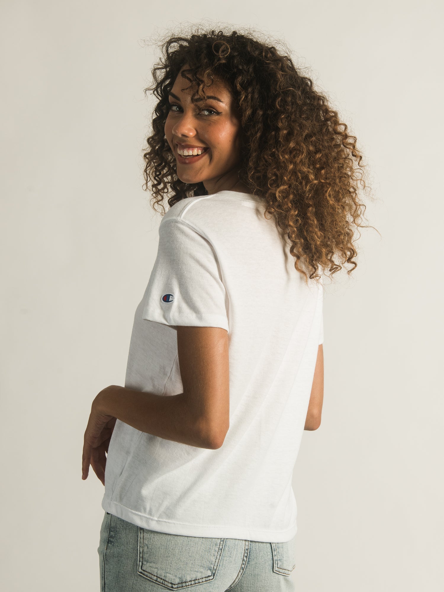 Champion Relaxed V-Neck T-Shirt for Men & Women - Soft Cotton Casual Tee - Perfect for Everyday Wear, Gym, and Lounge
