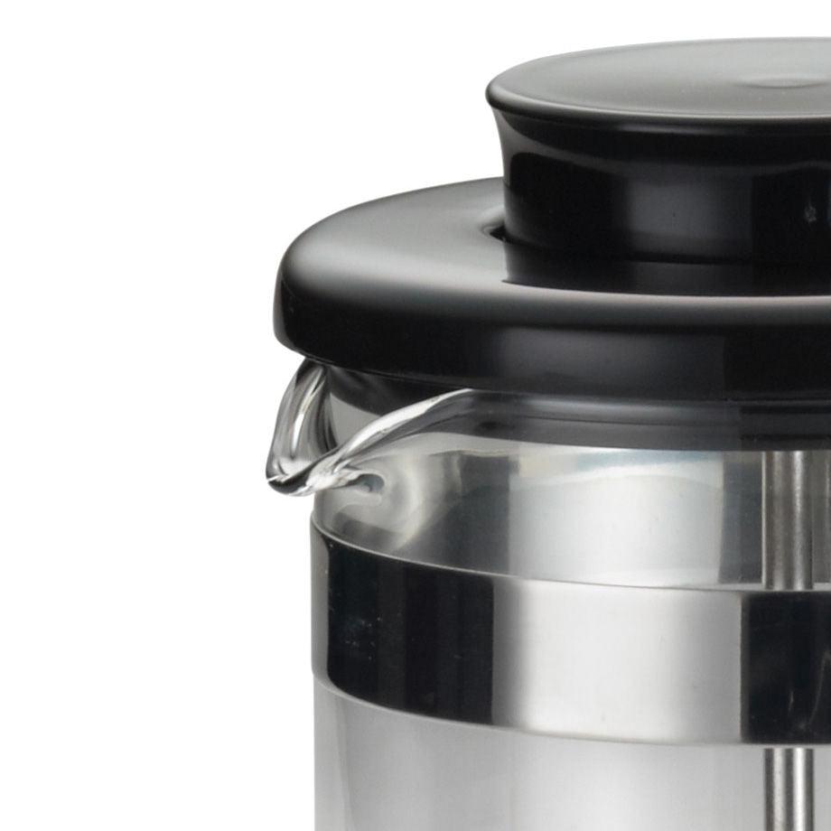 Premium 8 Cup Rivera Borosilicate Glass French Press Coffee Maker - Durable & Heat Resistant for Home, Office, Camping & Travel Use