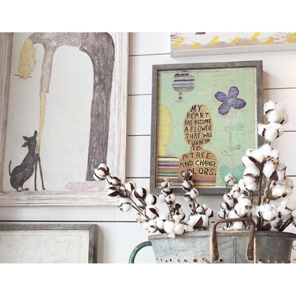 My Heart Has Become Art Print - Unique Wall Decor for Home & Office - Perfect for Living Room, Bedroom & Gifts