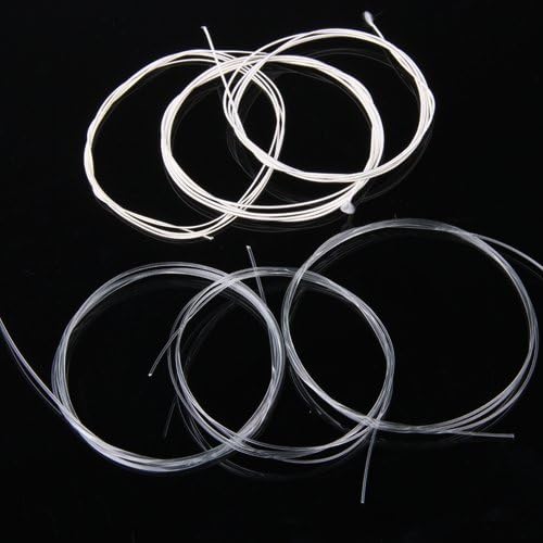 Uhugu Set of 6 Nylon Strings for Classical Guitar - 1 Meter Length | Perfect for Classical Guitar Players, Music Students & Professional Performers