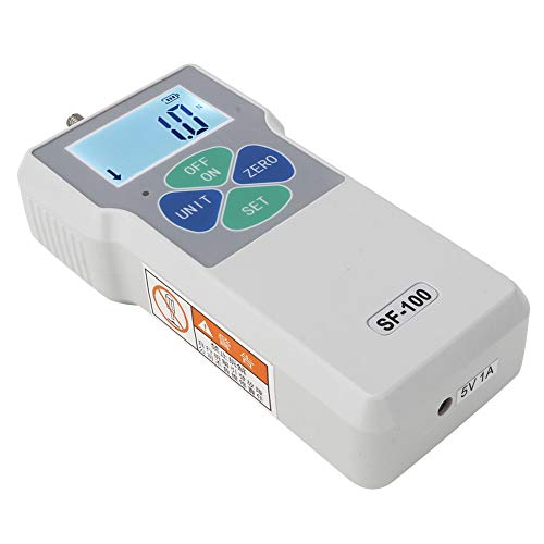 Digital Force Gauge with Push & Pull Measurement - 3 Units (N, lb, kg) for Electronics, Hardware, Locks | Short Circuit, Leakage & Overload Protection | Ideal for Tension/Compression Testing & Quality Control (US Compliant)