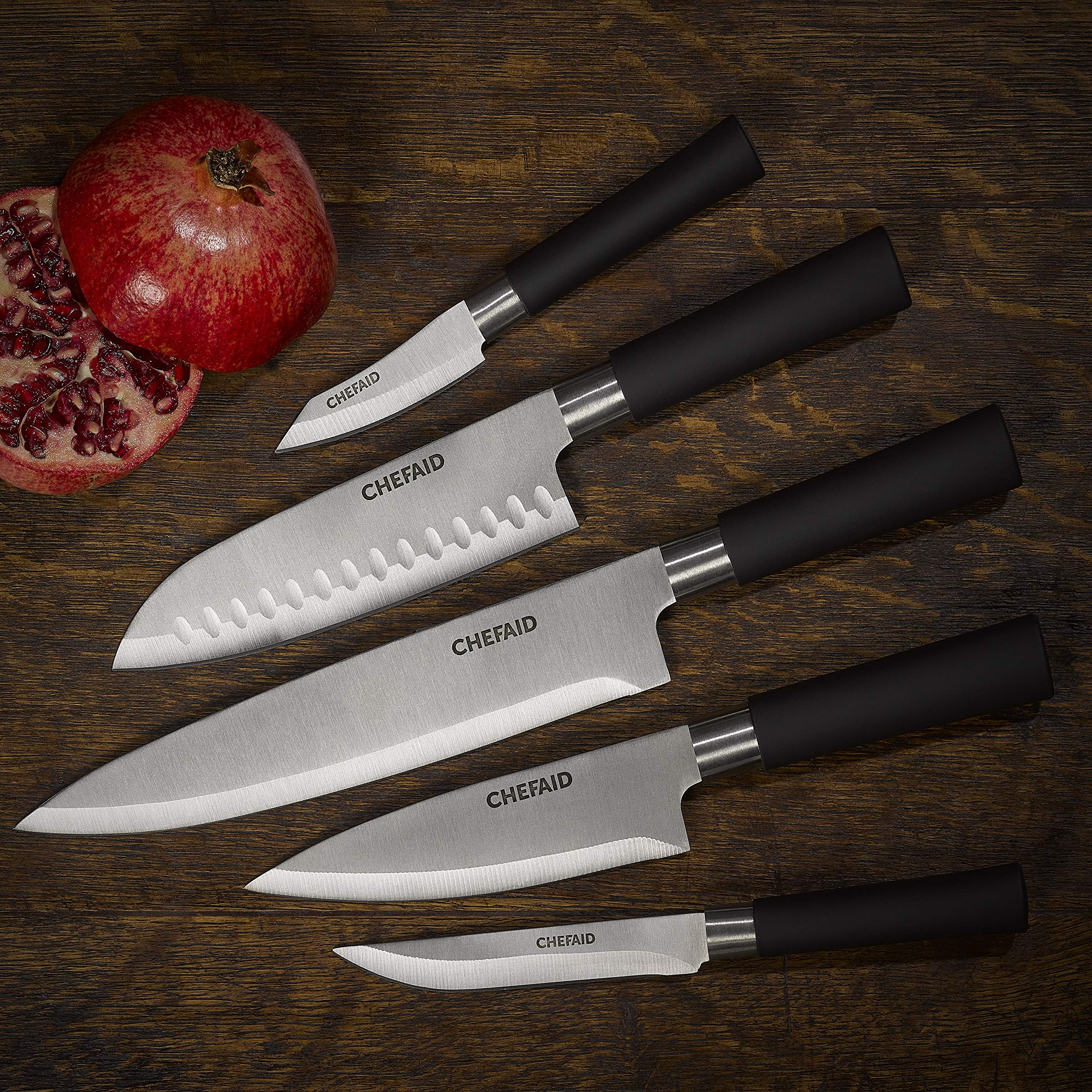 8 Inch Stainless Steel Bread Knife with Soft Grip Handle - Serrated Blade for Slicing Bread, Cakes & Baked Goods | Perfect for Home Kitchens, Bakeries & Professional Chefs | Hand Wash Recommended