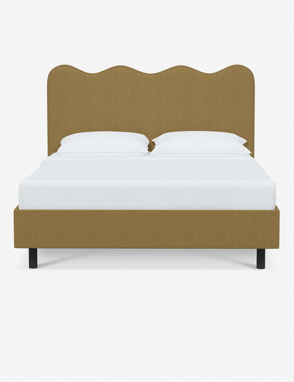 Clementine Platform Bed Frame - Modern Wooden Bed with Headboard & Storage Options | Perfect for Small Spaces, Guest Rooms & Minimalist Bedrooms