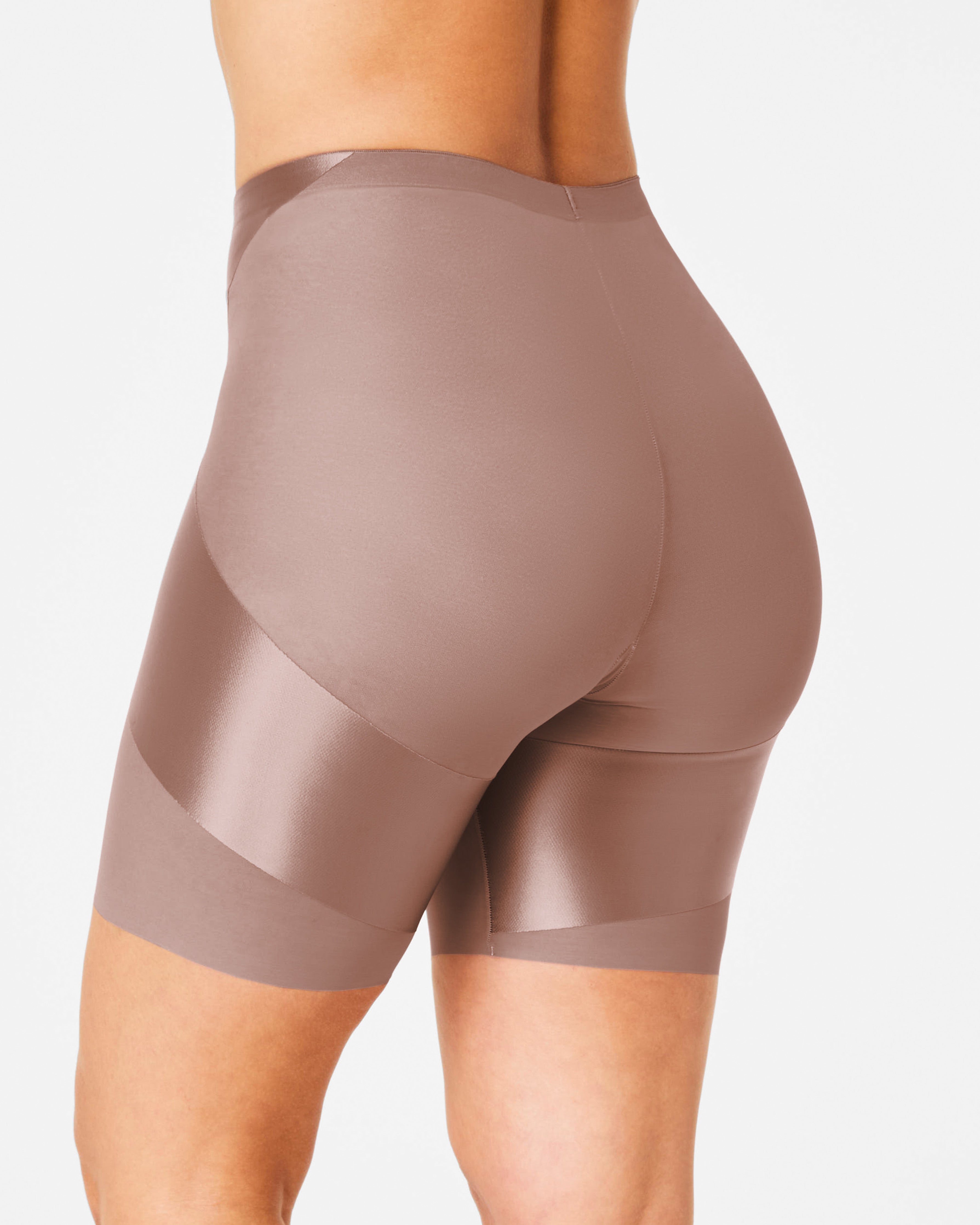 SPANXshape™ Satin X™ Mid Thigh Shaper Shorts for Women - Slimming Shapewear for Everyday Wear & Special Occasions