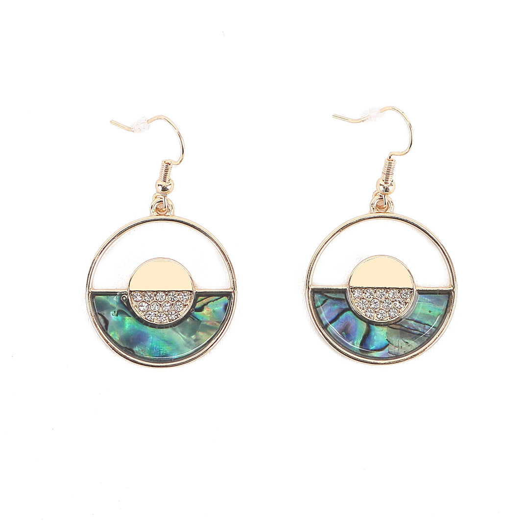 Makamae Ocean Gold Earrings for Women - Handmade Hawaiian Jewelry - Perfect for Beach Vacations & Summer Outfits