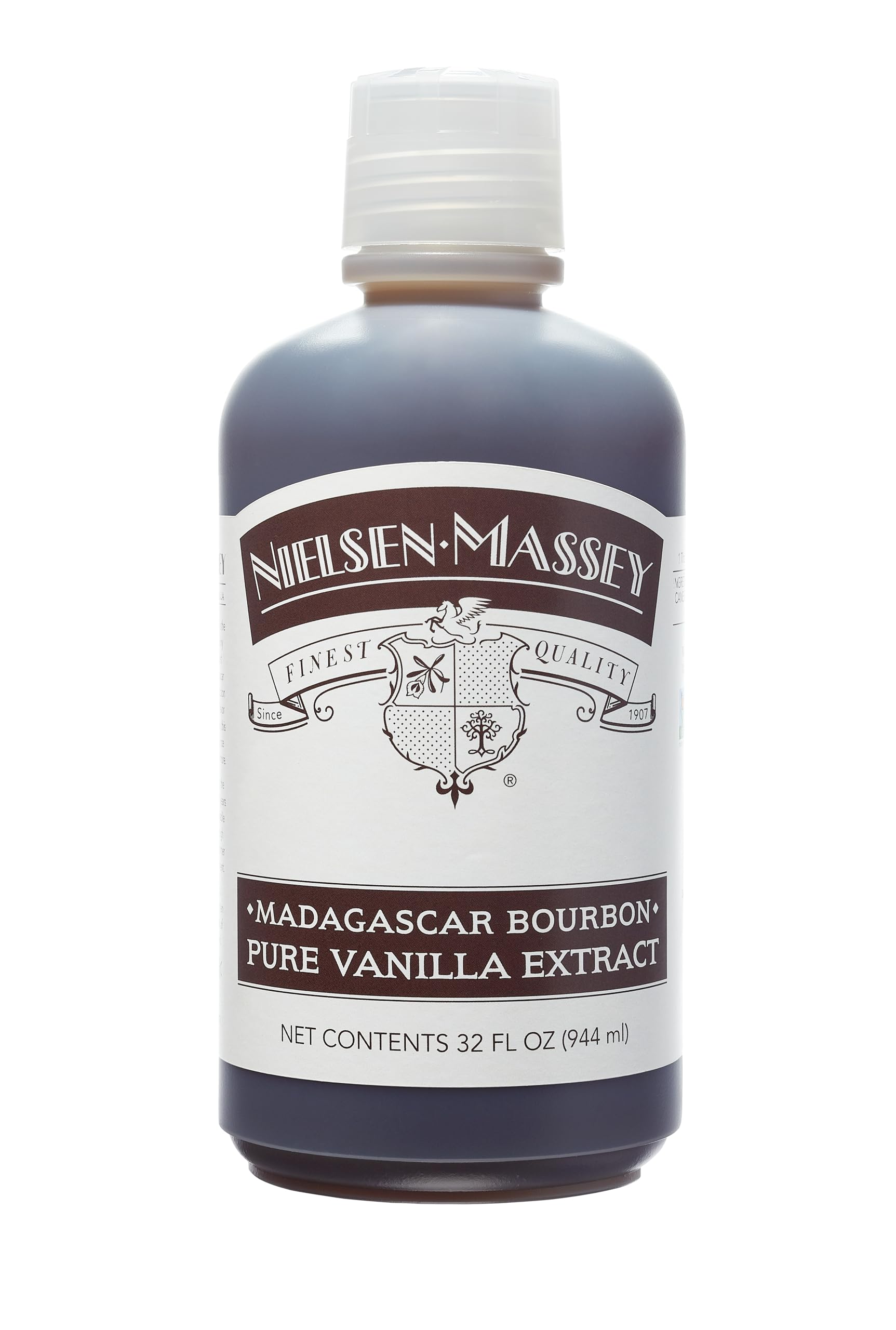 Nielsen-Massey Madagascar Bourbon Pure Vanilla Extract - 32oz Premium Baking & Cooking Vanilla - Perfect for Cakes, Cookies, Ice Cream & Desserts