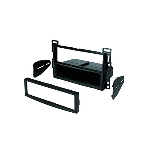 Universal Single DIN Car Stereo Dash Kit with Storage Pocket - Perfect Fit for Aftermarket Radio Installation | Ideal for Toyota, Honda, Ford & More | Upgrade Your Car Audio System