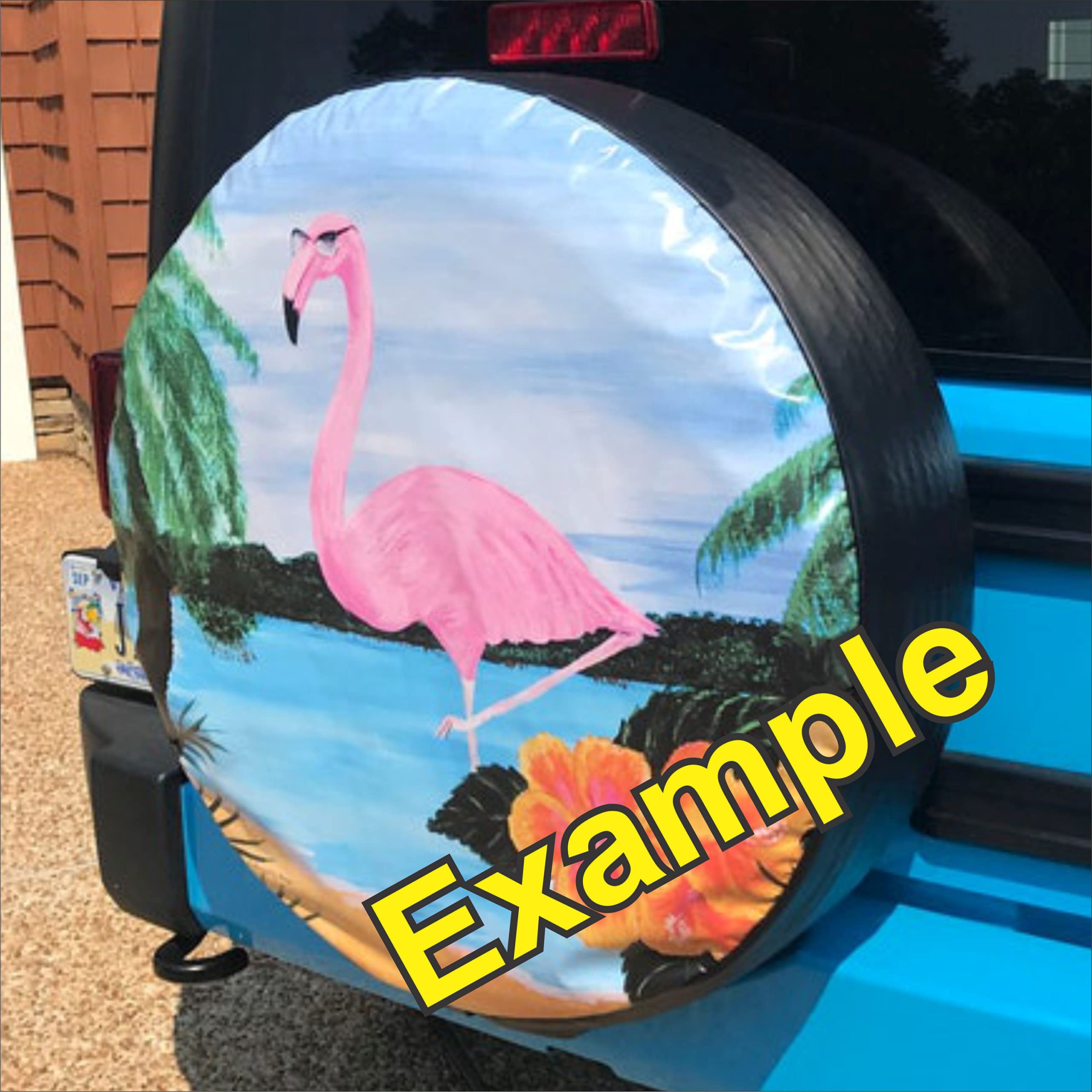 Kokopelli Australian Music Spare Tire Cover for Camper, RV, 4x4 - Waterproof & UV Resistant (Multiple Sizes Available) - Perfect for Outdoor Adventures & Road Trips