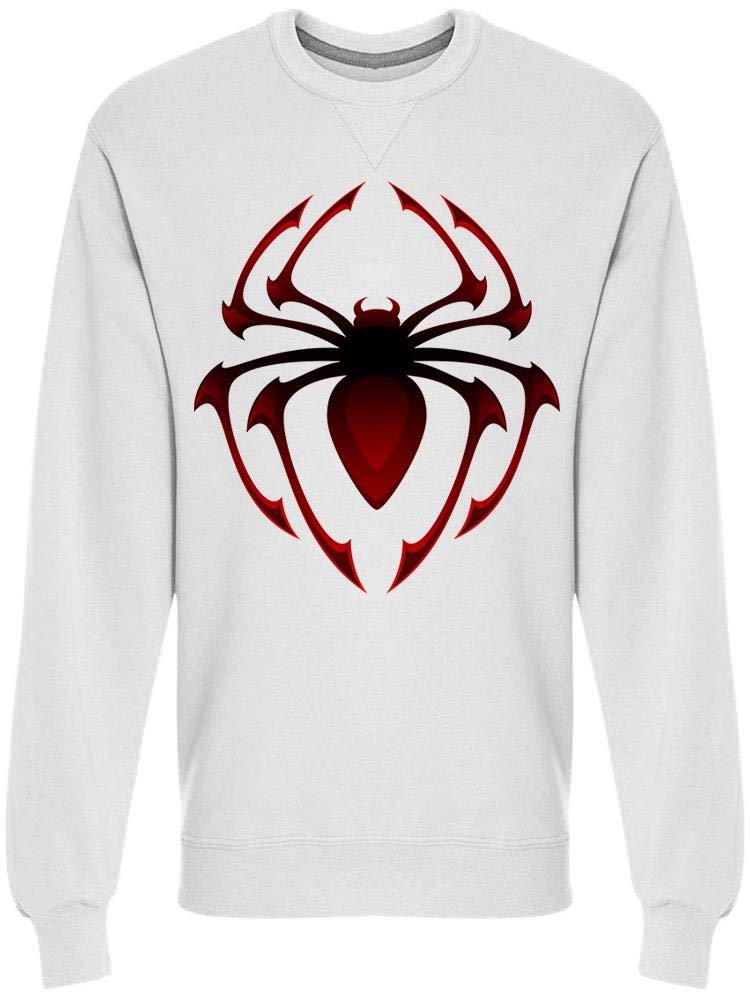 Spider Design Black and Red Sweatshirt for Men - Cool Graphic Hoodie for Casual Wear, Street Style, and Everyday Outfits