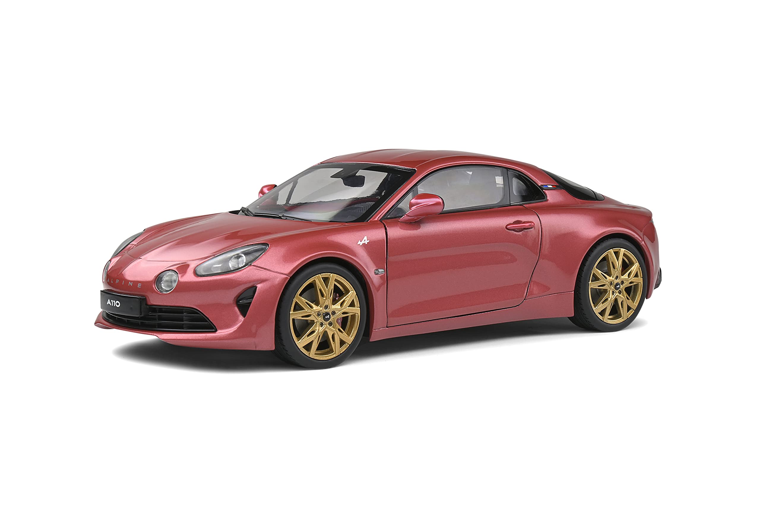 1:18 Scale 2020 Alpine A110 Pure Diecast Model Car - Rose Pink Collectible for Display & Racing Enthusiasts