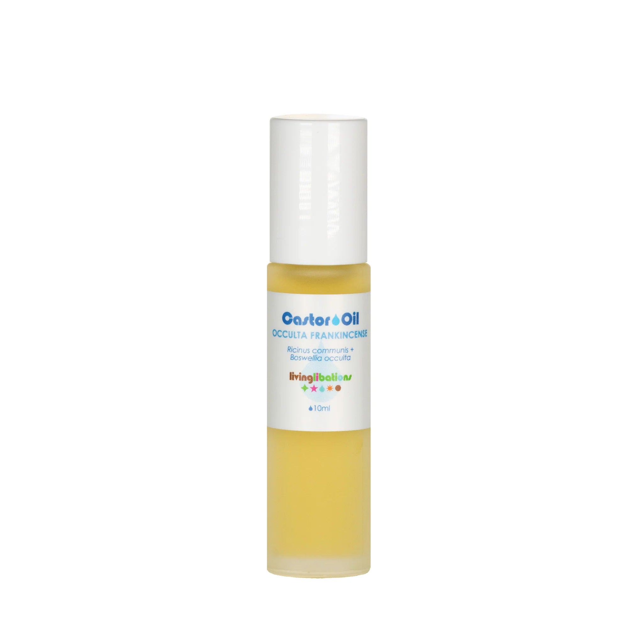 Organic Castor Oil with Frankincense Essential Oil - Pure & Natural Hair Growth, Skin Care & Aromatherapy Solution for Healthy Scalp, Eyelashes & Relaxation