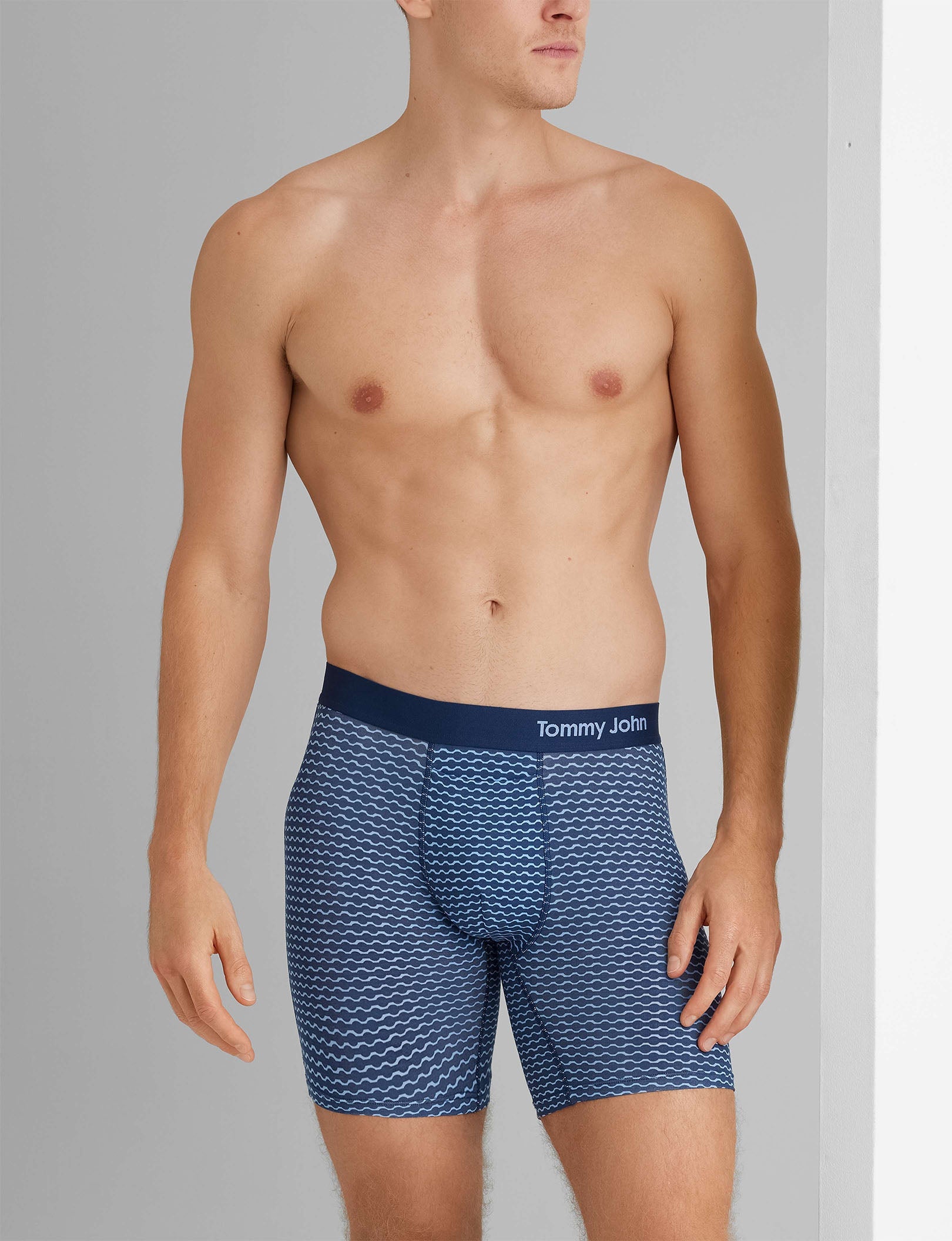Breathable Cotton Mid-Length Boxer Briefs for Men - 6 Pack Comfort Underwear for Daily Wear, Workout & Sleep