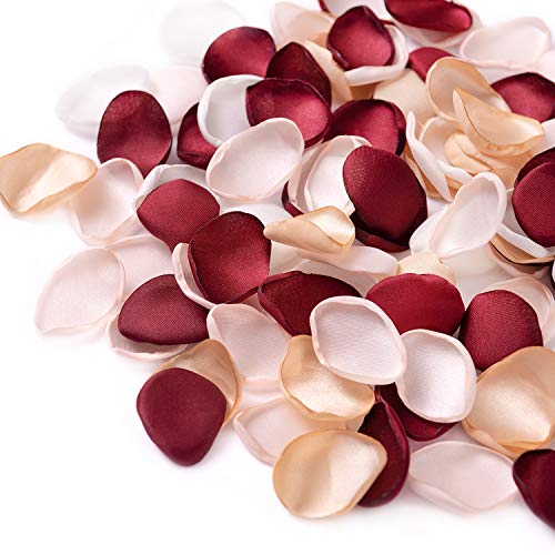 Red-burgundy & Gold White